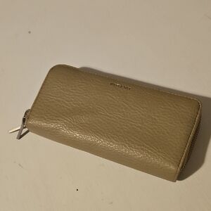 Matt & Nat Taupe Zip-Around Wallet
